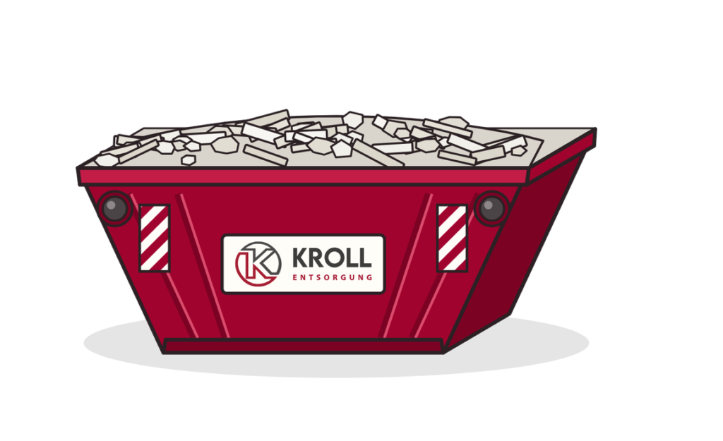 10 m³ Absetzcontainer für Gips