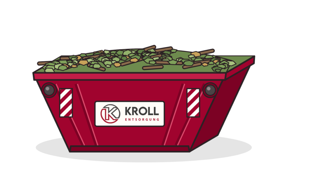 10 m³ Absetzcontainer für Grünschnitt