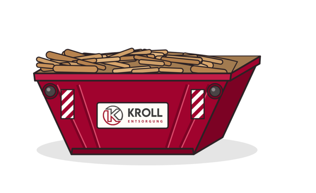 10 m³ Absetzcontainer für Holz