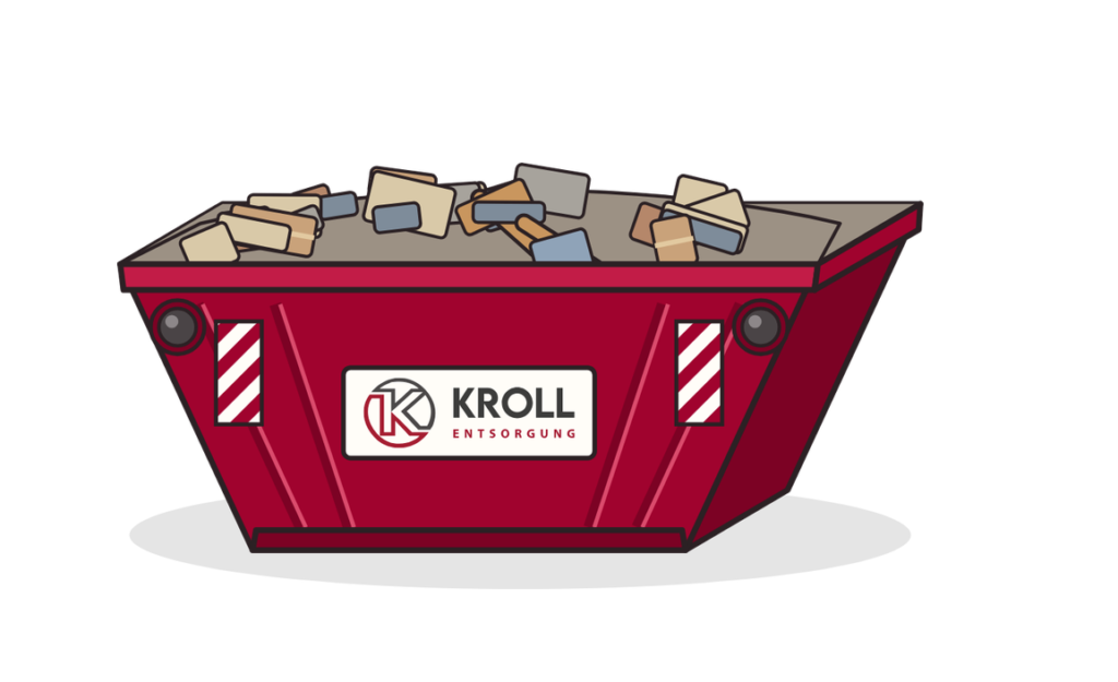 10 m³ Absetzcontainer für Sperrmüll