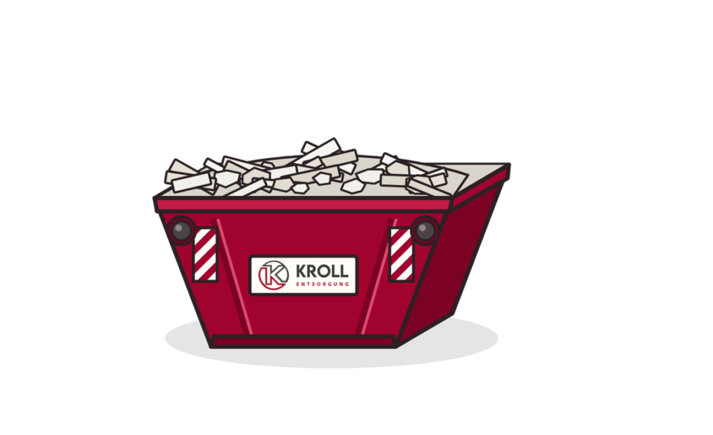 3 m³ Absetzcontainer für Gips