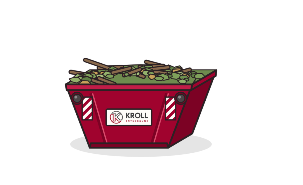 3 m³ Absetzcontainer für Grünschnitt