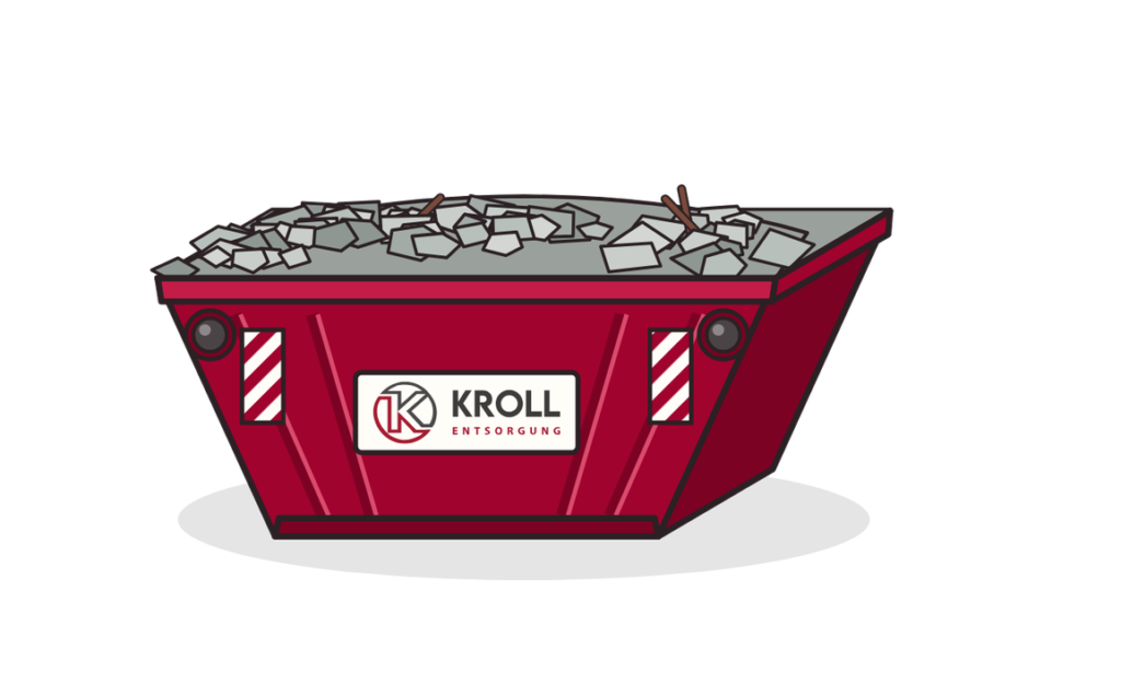 7 m³ Absetzcontainer für Beton