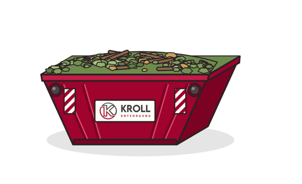 7 m³ Absetzcontainer für Grünschnitt
