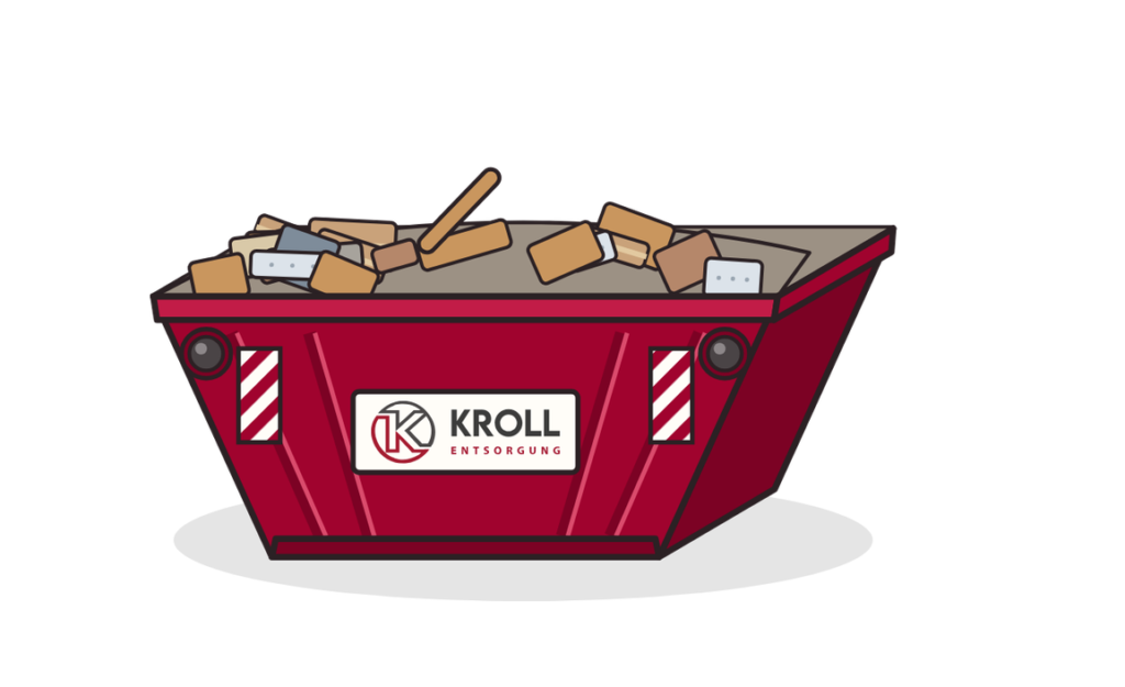 7 m³ Absetzcontainer für Sperrmüll