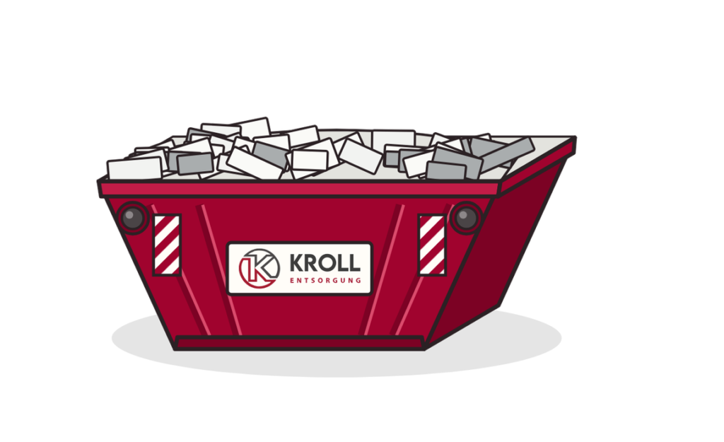 7 m³ Absetzcontainer für Styropor