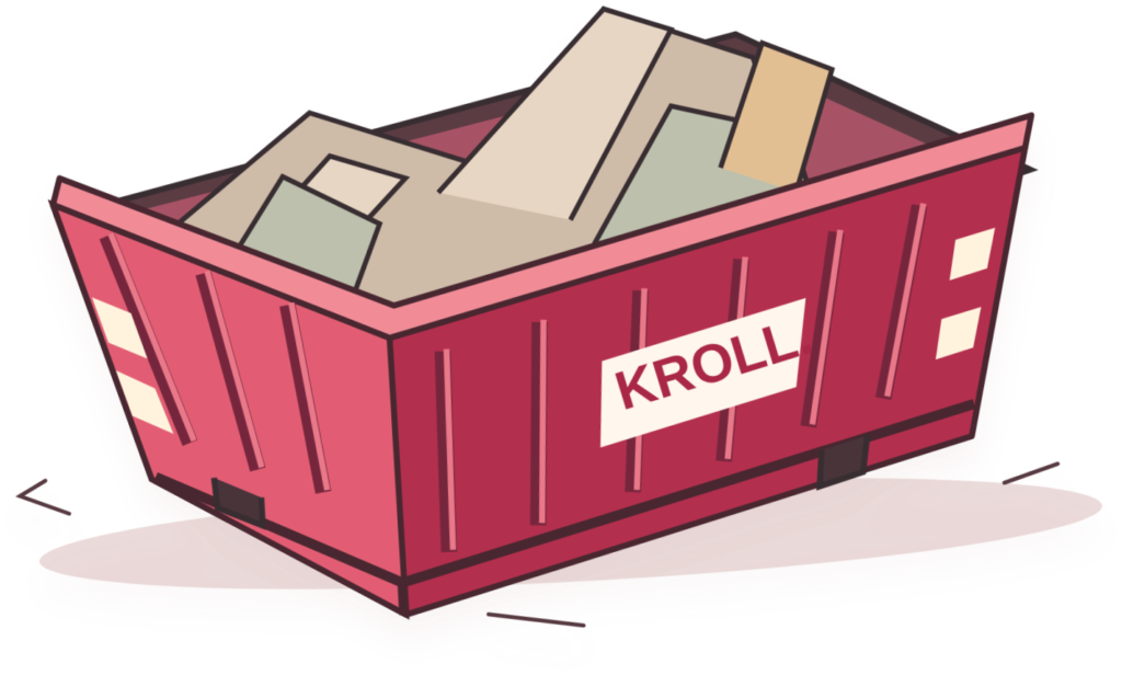 Kroll Containerdienst mit Absetzcontainer Berlin