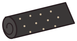 Besandete Dachpappe